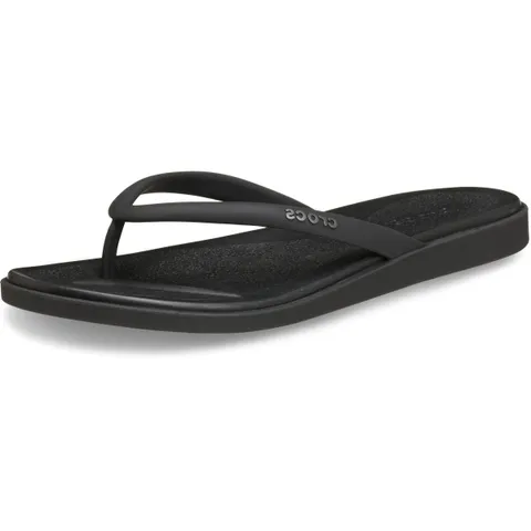 Crocs Donna, Miami Matte Round Toe Flip, Nero, 40 UK Donna