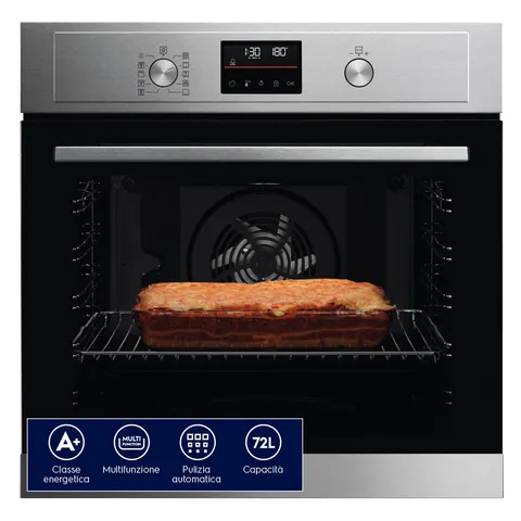 Electrolux Serie 500 EOF4P46X, Forno da Incasso Multifunzione, Capacità 72 L, Classe A+
