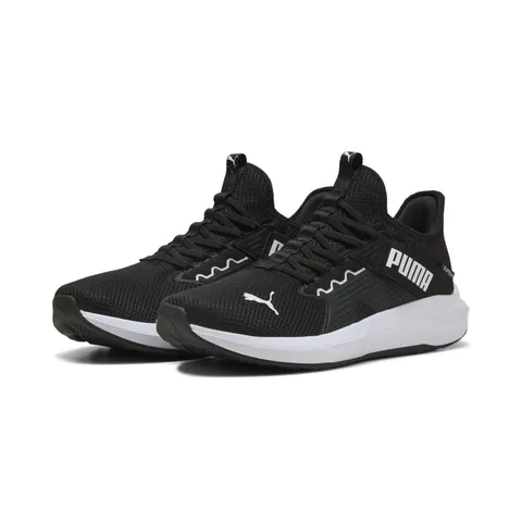 PUMA Scarpe da Corsa Softride Enzo 5 Slip Tech Unisex, Nero, Bianco e Nero, Taglia 40