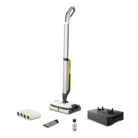 Kärcher Lavapavimenti FC 7 Cordless Extra, Pavimenti puliti in una sola passata, Pet