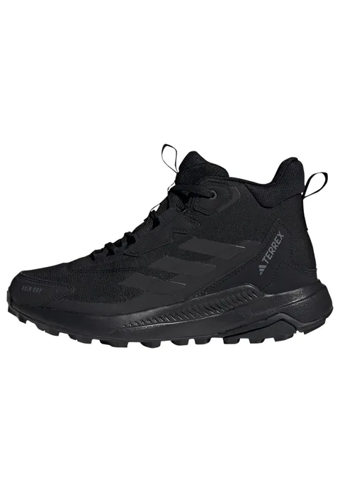 adidas Donna Terrex Anylander Mid Rain.Rdy Hiking Shoes, Core Black/Core Black/Grey Four