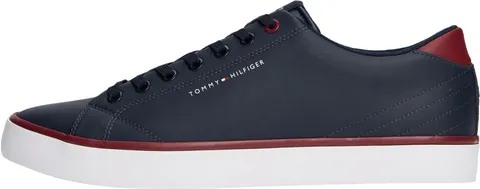 Tommy Hilfiger Uomo Sneakers Vulcanizzate Profilo Basso, Blu (Desert), 41