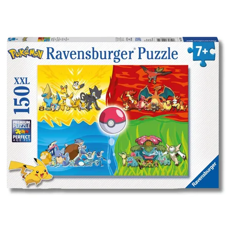 Ravensburger - Puzzle Pokémon, 150 Pezzi XXL - Puzzle Bambini 7 Anni, Collezione Pokémon