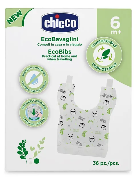 Chicco Bavaglini Monouso Compostabili (36 pezzi)