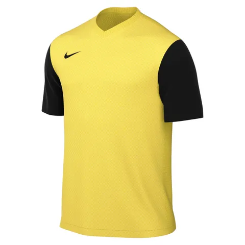 Nike DH8035-719 M NK DF Tiempo Prem II JSY SS T-Shirt Uomo Tour Yellow/Black/Black Taglia
