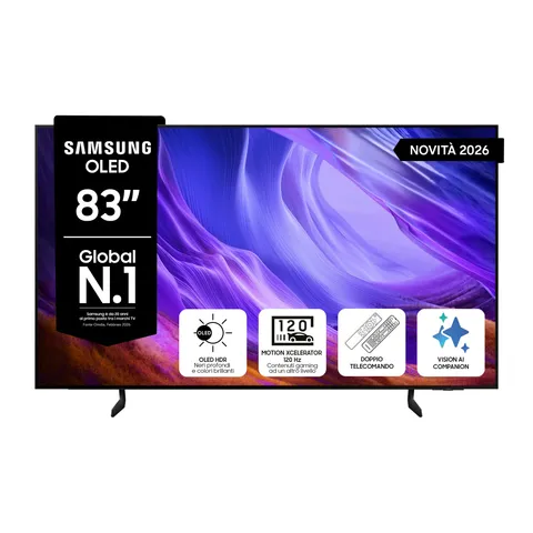 Samsung Smart TV 83" QE83S83HAEXZT OLED 4K, NQ4 AI Gen2 Processor, OLED HDR, Motion
