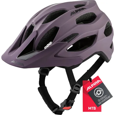 Alpina Carapax 2.0, Casco da Bicicletta Unisex Adulto, Orchid Matt, 52-57 cm