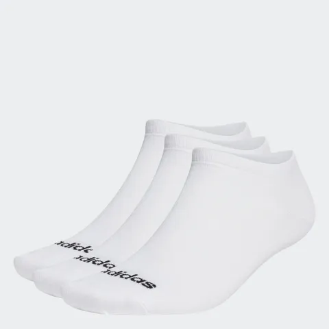adidas Unisex - Bambini e ragazzi Thin Linear Low-Cut Socks 3 Pairs, White/Black, 6-7