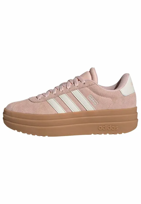 Adidas Unisex - Bambini e Ragazzi VL Court Bold Shoes Junior, Blush Pink/off White/Gum 3