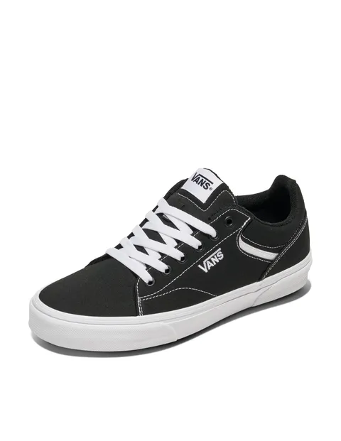 Vans Seldan, Sneaker Uomo, Canvas Black White, 38.5 EU