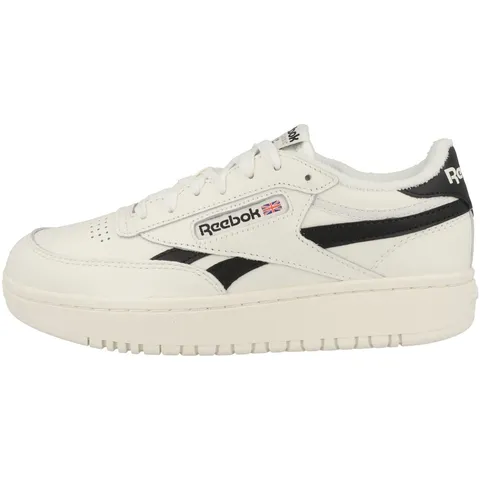 Reebok Club C Double, Scarpe Donna, Bianco (Chalk/Core Black/Chalk), 39 EU