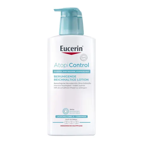 Eucerin Atopi Control Lotion Hautpflege bei Neurodermitis, 400 ml Lozione