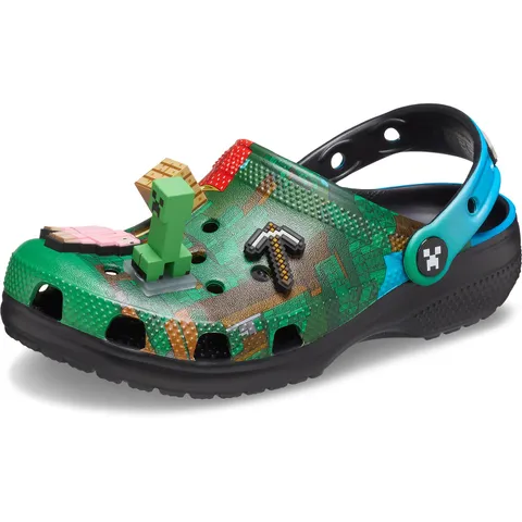Crocs Minecraft Cls Clg K, Zoccoli Unisex - Bambini e Ragazzi, Multicolore, 38/39 EU