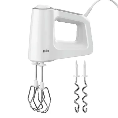 Braun HM3100WH MultiMix 3 Sbattitore Elettrico, Mixer ad Immersione, Impugnatura