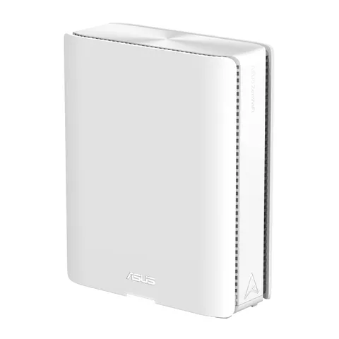 ASUS ZenWiFi BQ16 - WiFi 7 mesh BE25000 (802.11be), Per Modem Operatore e ONT, Banda 320 MHz e 4096-QAM, due porte 10G, WAN di backup, Sicurezza di rete e Compatibile con AiMesh, 1 Pezzo, Bianco
