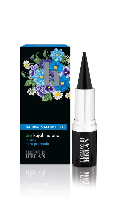 Helan, I Colori di Helan - Bio Kajal Indiano, Matita Occhi Nera Morbida e Sfumabile per