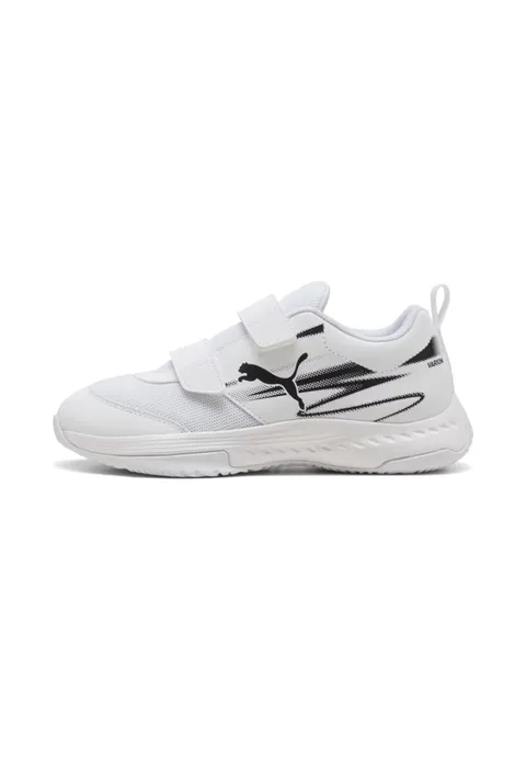 PUMA Scarpe Sportive da Indoor Varion II per Ragazzi 34.5, White Black