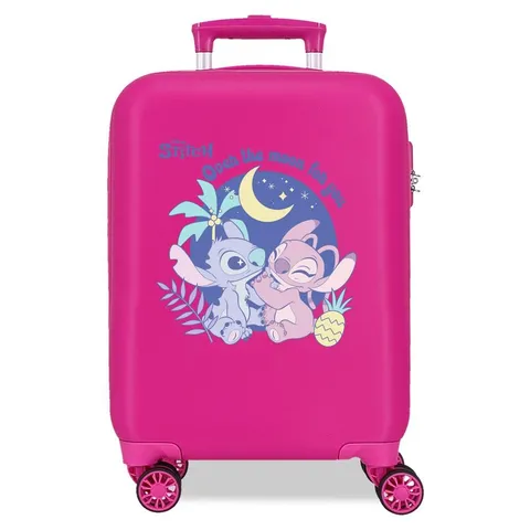 Joumma Disney Adorable Stitch Valigia da Cabina Rosa 33 x 50 x 20 cm Rigido 2 kg Chiusura