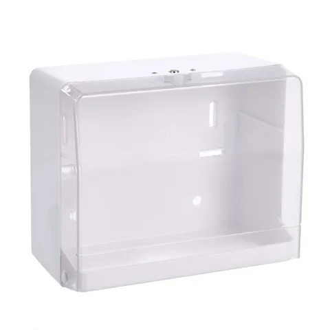 Amazon Basics Dispenser per asciugamani, compatibile con piega a V, Chiaro, 27.0 x 21.5 cm