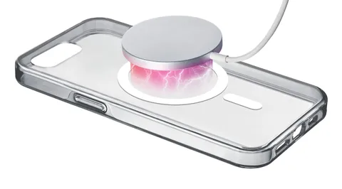 cellularline Clear MAG - Custodia trasparente rigida compatibile con iPhone 16E, ultra