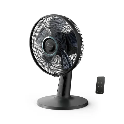 Rowenta Turbo Silence Extreme, Ventilatore da Tavolo Silenzioso a 2 Modalità e 5