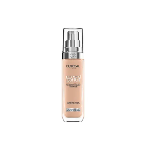L'Oréal Paris Fondotinta Liquido, Incarnato Uniforme e Illuminato, Finish Naturale, Per