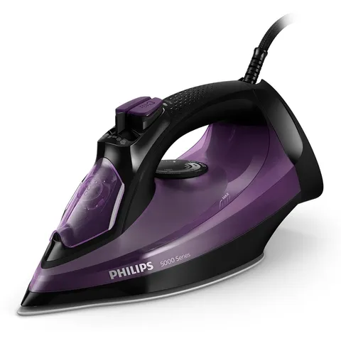 Philips 5000 Series Ferro a vapore 2400W nero/viola