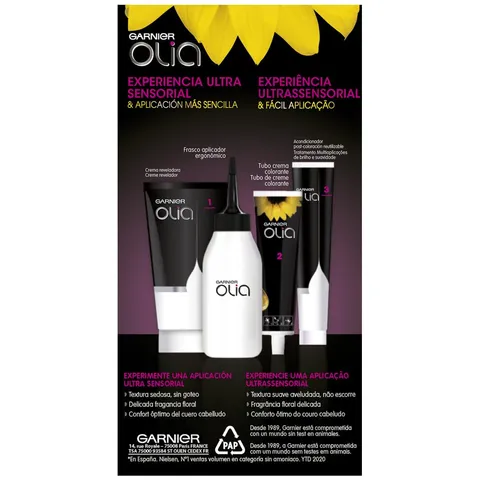 Garnier Olia Coloración Permanente Sin Amoniaco Para Un Olor Agradable Con Aceites