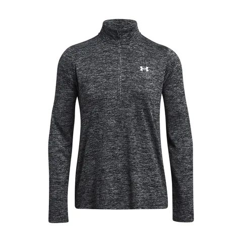 Under Armour Donna Tech 1/2 Zip- Twist, Maglia Donna Manica Lunga, Felpa donna con Zip, Comoda Maglia Palestra