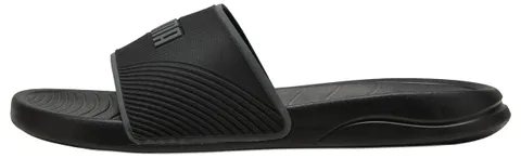 PUMA Popcat 20 GO Slide Sandal, unisex, nero-grigio scuro freddo, taglia 38, Puma Nero