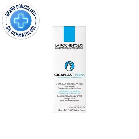 La Roche Posay Cicaplast, Crema Mani Riparatrice, Per Pelle Secca e Fragile, Pelle Lenita