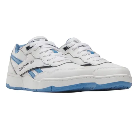 Reebok Unisex Kinder BB 4000 IiSneaker, Bianco Essentialblue Vectornavy, 34 EU